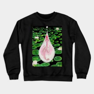 Raindrop Lotus Dragon Crewneck Sweatshirt